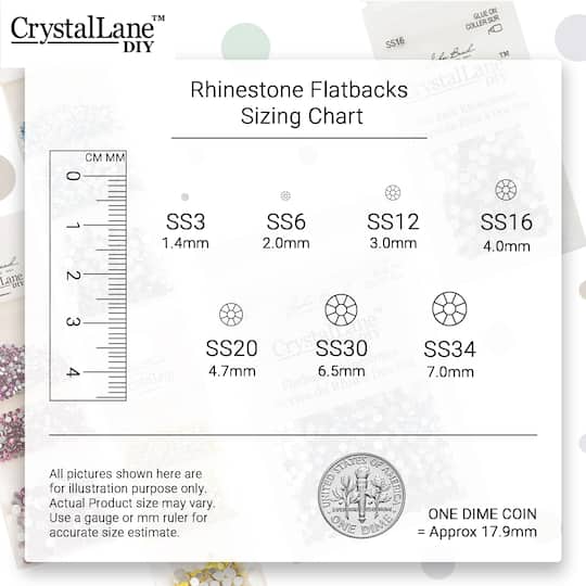 John Bead Crystal Lane SS12 Glass Round Flatback Rhinestones, 2,880ct